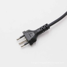 APC-031   INMETRO Approval 2Pin 3Pin Brazil Power Cord  NBR 14136 10A